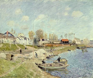 Le quai à Sable près de Port-Marly, 1875